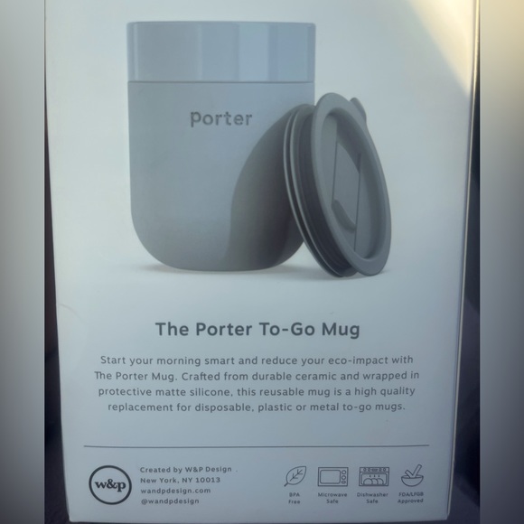 PORTER TO-GO MUG~ NIB! - Picture 2 of 5